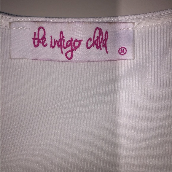 The Indigo Child, drawstring Cropped Shirt - Picture 2 of 2